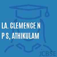 La. Clemence N P S, Athikulam Primary School Logo