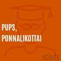Pups, Ponnalikottai Primary School Logo
