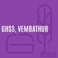 Ghss, Vembathur High School Logo