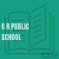 G R Public School Logo