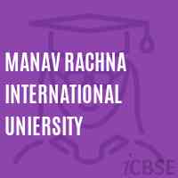 Manav Rachna International Uniersity University Logo