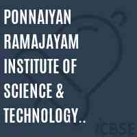 Ponnaiyan Ramajayam Institute of Science & technology (PMIST) Logo