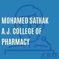 Mohamed Sathak A.J. College of Pharmacy Logo