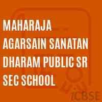 Maharaja Agarsain Sanatan Dharam Public Sr Sec School Logo