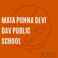 Mata Punna Devi Dav Public School Logo