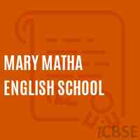 Mary Matha English School Logo