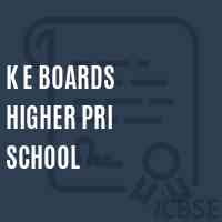 K E Boards Higher Pri School Logo