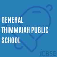 General Thimmaiah Public School Logo