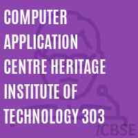 Computer Application Centre Heritage Institute of Technology 303 Logo