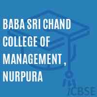 Baba Sri Chand College of Management , Nurpura Logo