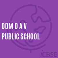 Ddm D A V Public School Logo