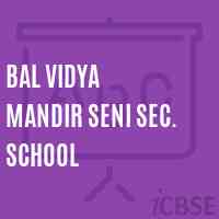 Bal Vidya Mandir Seni Sec. School Logo