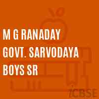 M G Ranaday Govt. Sarvodaya Boys Sr School Logo