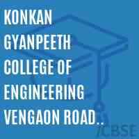 Konkan Gyanpeeth College of Engineering Vengaon Road Dahivali Tal Karjat Dist Raigad 410 201 Logo
