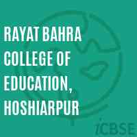 Rayat Bahra College of Education, Hoshiarpur Logo