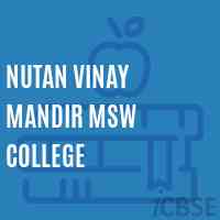 Nutan Vinay Mandir Msw College Logo
