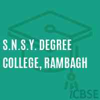 S.N.S.Y. Degree College, Rambagh Logo