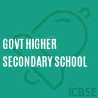 Govt Higher Secondary School Logo
