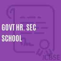 Govt Hr. Sec School Logo