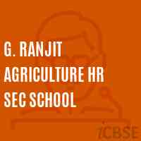 G. Ranjit Agriculture Hr Sec School Logo
