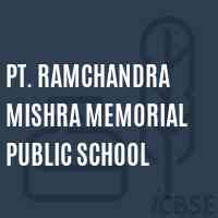 Pt. Ramchandra Mishra Memorial Public School Logo
