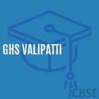 Ghs Valipatti Secondary School Logo
