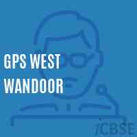 Gps West Wandoor Primary School Logo