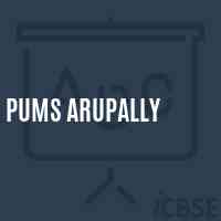 Pums Arupally Middle School Logo