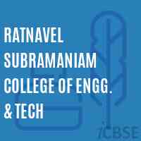 Ratnavel Subramaniam College of Engg. & Tech Logo