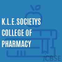 K.L.E.Societys College of Pharmacy Logo