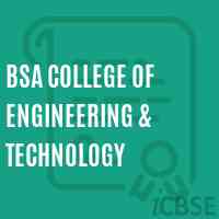 Bsa College of Engineering & Technology Logo