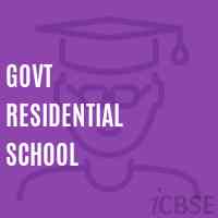 Govt Residential School Logo