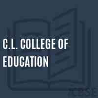 C.L. College of Education Logo