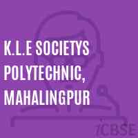 K.L.E Societys Polytechnic, Mahalingpur College Logo