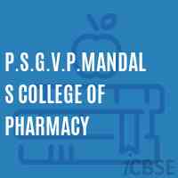 P.S.G.V.P.Mandals College of Pharmacy Logo