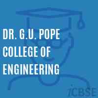 Dr. G.U. Pope College of Engineering Logo