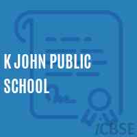 K John Public School Logo