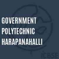 Government Polytechnic Harapanahalli College Logo