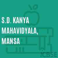 S.D. Kanya Mahavidyala, Mansa College Logo