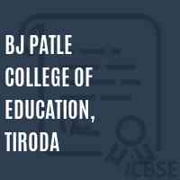 BJ Patle College of Education, Tiroda Logo