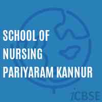 School of Nursing Pariyaram Kannur Logo