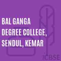 Bal Ganga Degree College, Sendul, Kemar Logo
