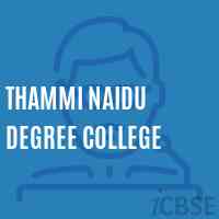 Thammi Naidu Degree College Logo