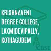 Krishnaveni Degree College, Laxmidevipally, Kothagudem Logo