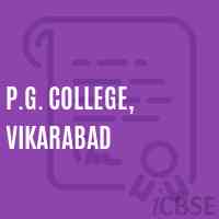 P.G. College, Vikarabad Logo