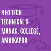 Neo Tech Technical & Manag. College, Ambikapur Logo