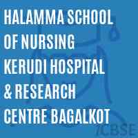 Halamma School of Nursing Kerudi Hospital & Research Centre Bagalkot Logo
