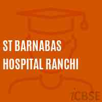 St Barnabas Hospital Ranchi College Logo