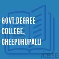 Govt.Degree College, Cheepurupalli Logo