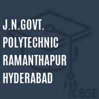 J.N.Govt. Polytechnic Ramanthapur Hyderabad College Logo